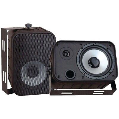 Photo 1 of Pair New Pyle PDWR50B 6.5'' Indoor/Outdoor Waterproof Speakers Black
