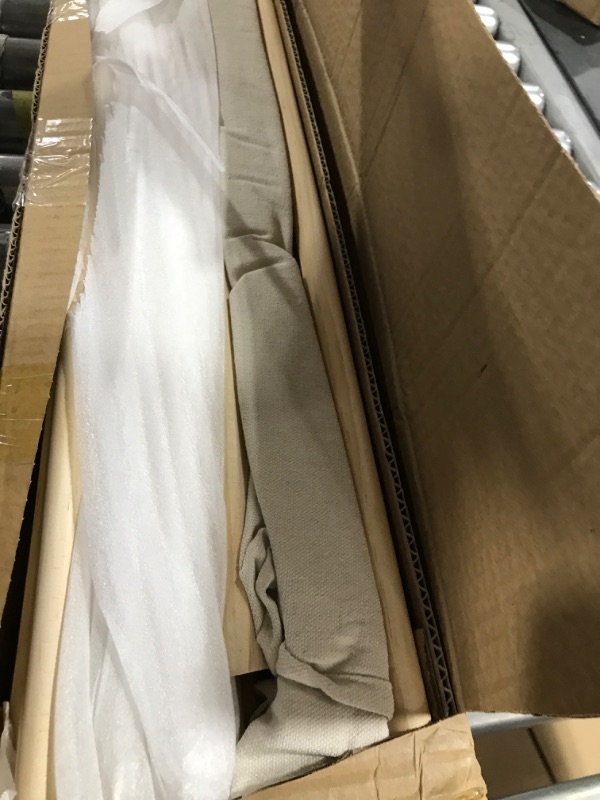 Photo 1 of Sling Bookshelf Kids Book Rack Storage, Natural Beige (Beige, W:75cm) Beige W:75cm