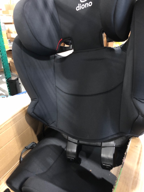 Photo 4 of Diono Cambria 2 XL 2022, Dual Latch Connectors, 2-in-1 Belt Positioning Booster Seat, High-Back to Backless Booster with Space and Room to Grow, 8 Years 1 Booster Seat, Black NEW! Black