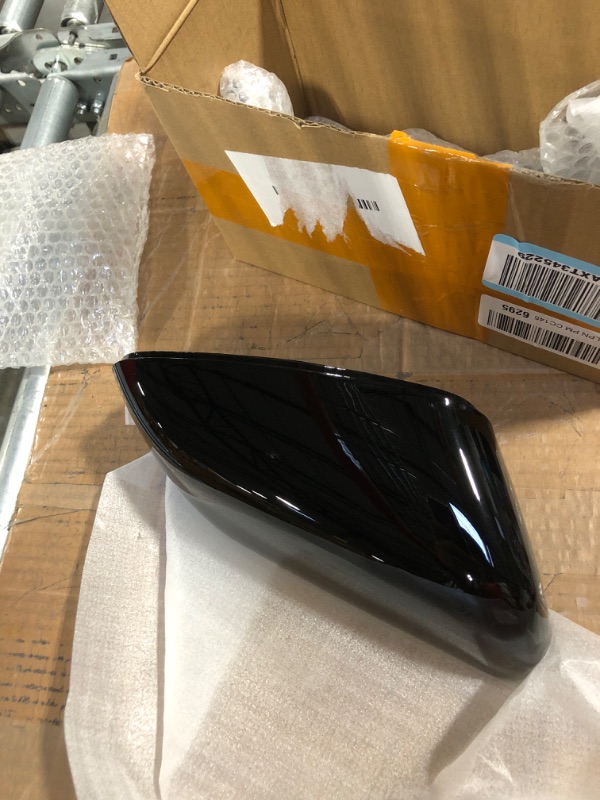 Photo 3 of NewYall Glossy Black Left and Right Exterior Rear View Side Door Mirror Cover Cap