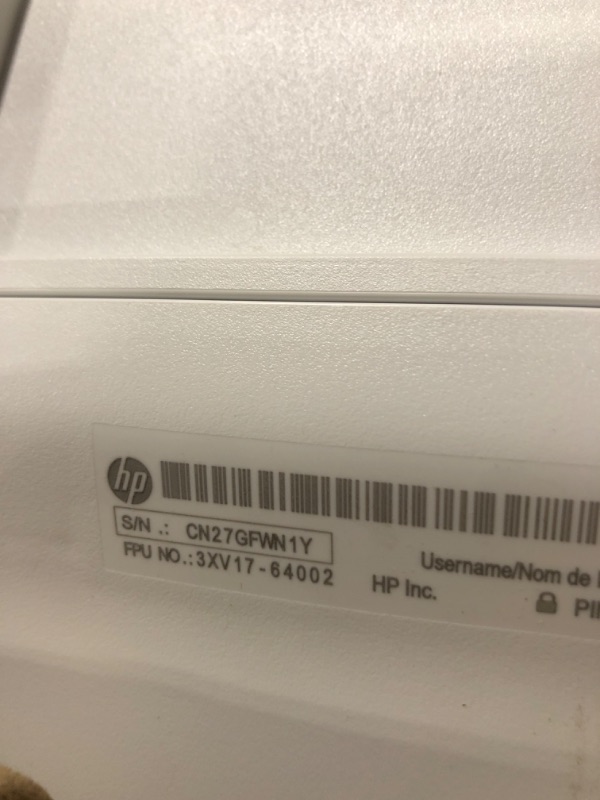 Photo 4 of HP DeskJet 2755e Wireless Color All-in-One Printer, white