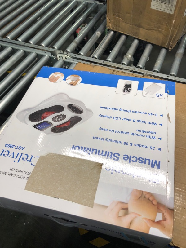 Photo 1 of Creliver Foot Circulation Plus EMS & TENS Foot Nerve Muscle Massager, Electric Foot Stimulator Improves Circulation, Feet Legs Circulation Machine Relieves Body Pains, Neuropathy (FSA or HSA Eligible)