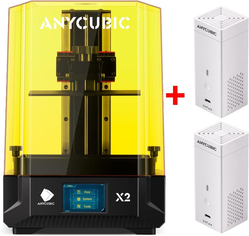 Photo 1 of ANYCUBIC Photon Mono X2 and Mini Purifier, Resin 3D Printer Bundle
