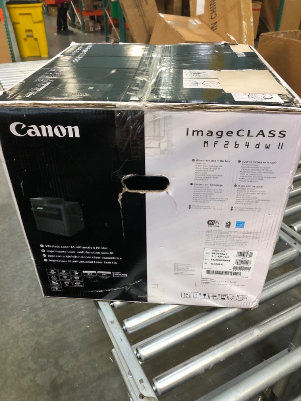 Photo 2 of Canon imageCLASS MF264dw II Wireless Monochrome Laser Printer, Print, Copy and Scan, with Auto Document Feeder,Black MF262dw II (New Model) Printer