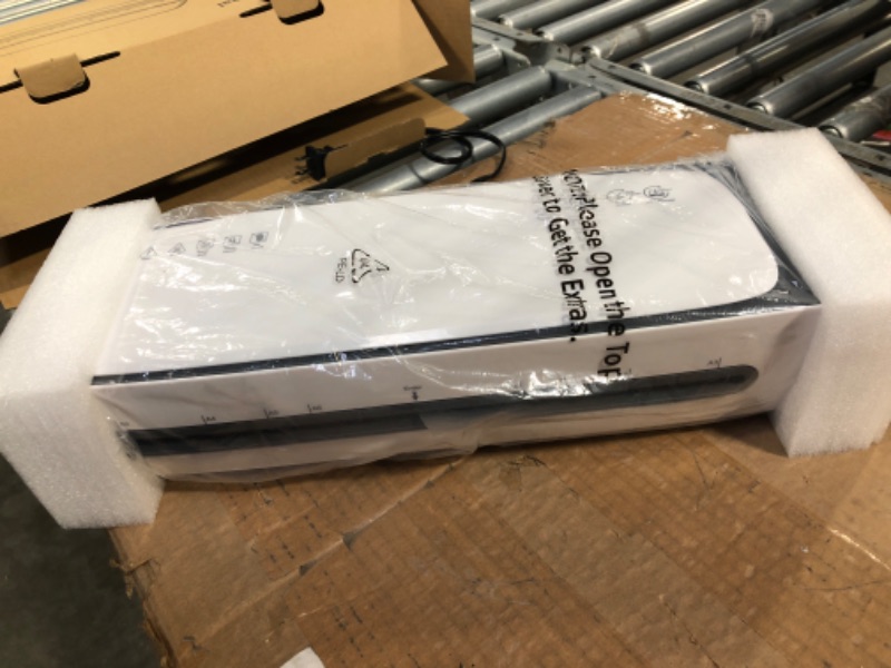 Photo 1 of Laminator 13 Inch A3 Laminator Machine, 9 in 1 Desktop Thermal Laminator Never Jam 40 Laminating Pouches, Paper Trimmer and Corner Rounder, 1Min Fast Warm-Up Home Office School Use, White