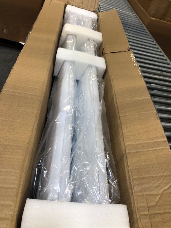 Photo 1 of AntLux 72W 4FT LED Wraparound Office Light, Ultra Slim LED Garage Shop Lights Flush Mount, 8000 Lumens, 4000K, No Glare, 4 Foot Wrap Puff Ceiling Lighting Fixture, Fluorescent Tube Replacement, 4 Pack 4 Feet