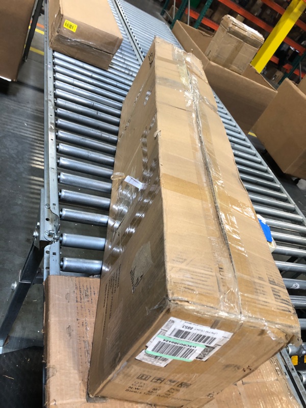 Photo 1 of AntLux 72W 4FT LED Wraparound Office Light, Ultra Slim LED Garage Shop Lights Flush Mount, 8000 Lumens, 4000K, No Glare, 4 Foot Wrap Puff Ceiling Lighting Fixture, Fluorescent Tube Replacement, 4 Pack 4 Feet