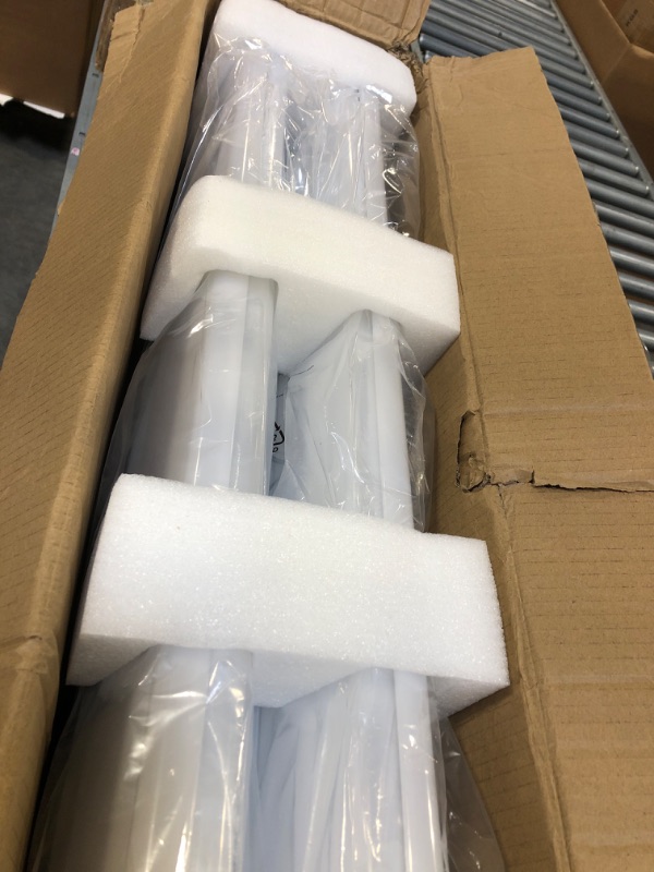 Photo 1 of AntLux 72W 4FT LED Wraparound Office Light, Ultra Slim LED Garage Shop Lights Flush Mount, 8000 Lumens, 4000K, No Glare, 4 Foot Wrap Puff Ceiling Lighting Fixture, Fluorescent Tube Replacement, 4 Pack 4 Feet