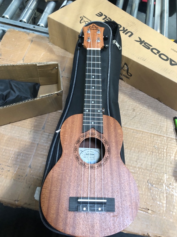 Photo 3 of AODSK Soprano Ukulele for Beginners Kit for Kid Adult Student