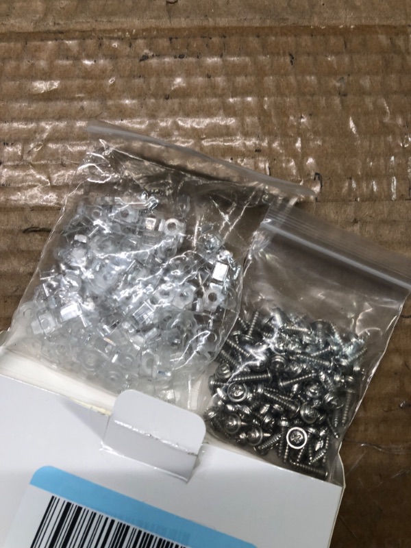 Photo 3 of MMSD 100 Pack LED Strip Light Mounting Brackets Strip Light Holder with 102 Screws Suit for 10mm Wide Waterproof Strip Light