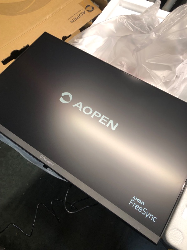 Photo 4 of AOpen 27SA2 Hbi 27" Full HD (1920 x 1080) Zero-Frame Gaming Office Monitor | AMD FreeSync Technology | Ultra-Thin Stylish Design | 100Hz | 1ms-TVR | Low Blue Light | Tilt | HDMI & VGA Ports,Black