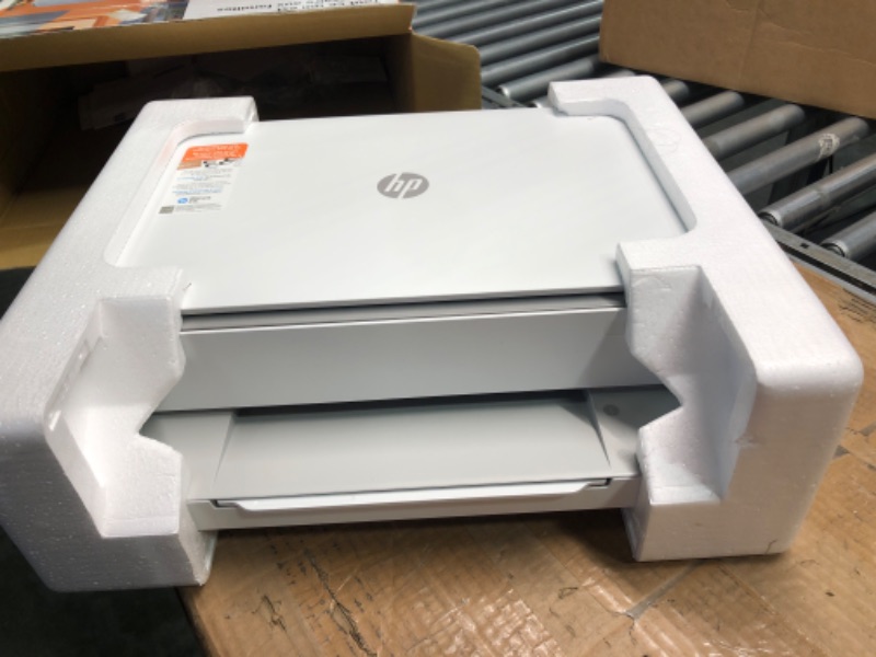 Photo 3 of HP ENVY 6055e Wireless Color Inkjet Printer, Print, scan, copy, Easy setup, Mobile printing, Best for home, white