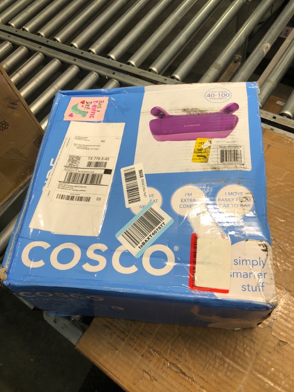 Photo 2 of Cosco Topside Booster Car Seat - Easy to Move, Lightweight Design (Grape), 1 Count (Pack of 1)