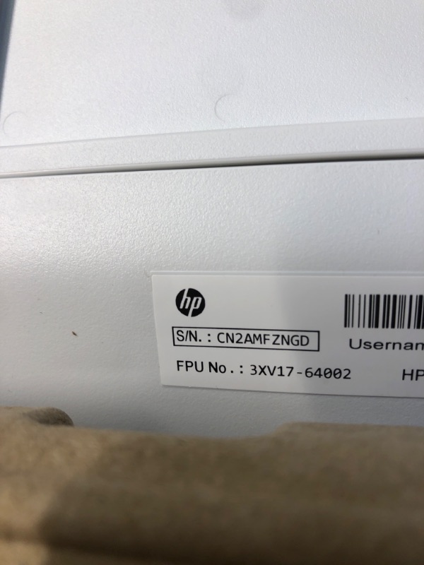 Photo 4 of HP DeskJet 2755e Wireless Color All-in-One Printer (26K67A), white