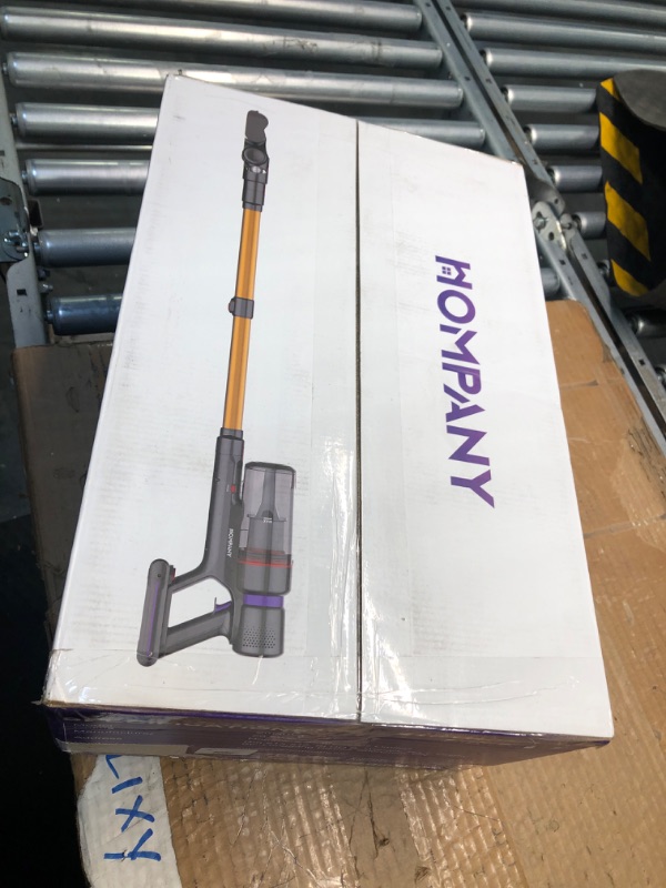 Photo 1 of HOMPANY Cordless Vacuum Cleaner, 500W/40Kpa Stick Vacuum with Touch Screen, Max 60 Mins Runtime, Anti-Tangle Vacuum Cleaner for Home, 2023 Latest Motor Vacuum for Pet Hair/Carpet/Hard Floor Standard Gold