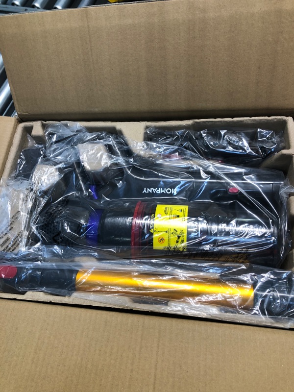 Photo 1 of HOMPANY Cordless Vacuum Cleaner, 500W/40Kpa Stick Vacuum with Touch Screen, Max 60 Mins Runtime, Anti-Tangle Vacuum Cleaner for Home, 2023 Latest Motor Vacuum for Pet Hair/Carpet/Hard Floor Standard Gold