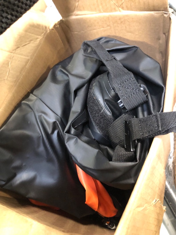 Photo 1 of MeeFar Car Roof Bag XBEEK Rooftop top Cargo Carrier Bag 20 Cubic feet Waterproof for All Cars with/Without Rack, Includes Anti-Slip Mat, 10 Reinforced Straps, 6 Door Hooks, Luggage Lock