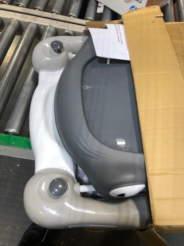 Photo 1 of Dream On Me 2-in-1 Aloha Fun Activity Baby Walker and Rocker, Grey Walker Grey