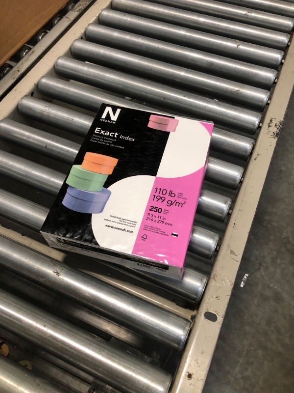 Photo 1 of Exact Index Cardstock, 8-1/2 x 11 Inches, 110 lb, White, 250 Sheets