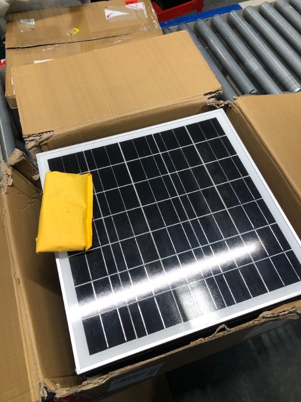 Photo 1 of ***small bend on corner still good condition***DC HOUSE 32 Watt Solar Attic Fan Solar Powered Roof Exhaust Fan Up To 3000 Sq Ft,2500 CFM Metal Shell Solar Vent With Brushless Motor, Hail and weather resistance 32W