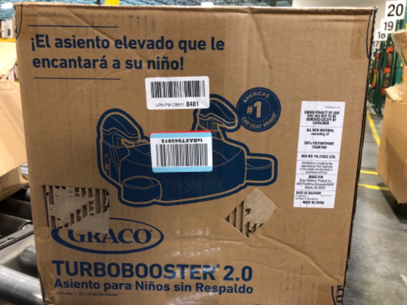 Photo 1 of Graco TurboBooster 2.0 Backless Booster Car Seat, Denton