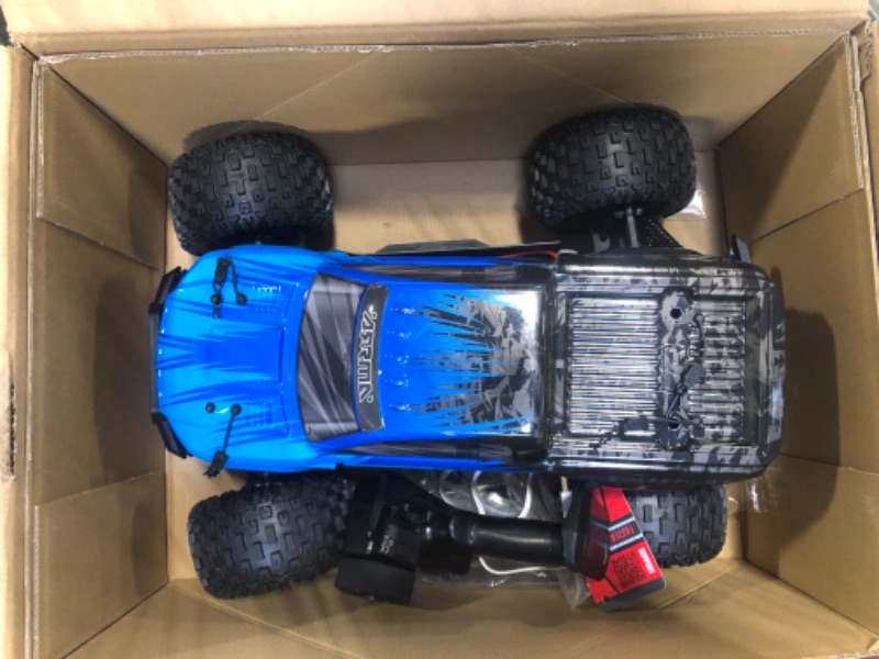 Photo 3 of ARRMA RC Truck 1/10 Granite 4X2 Boost MEGA 550 Brushed Monster Truck RTR with Battery & Charger, Blue, ARA4102SV4T2