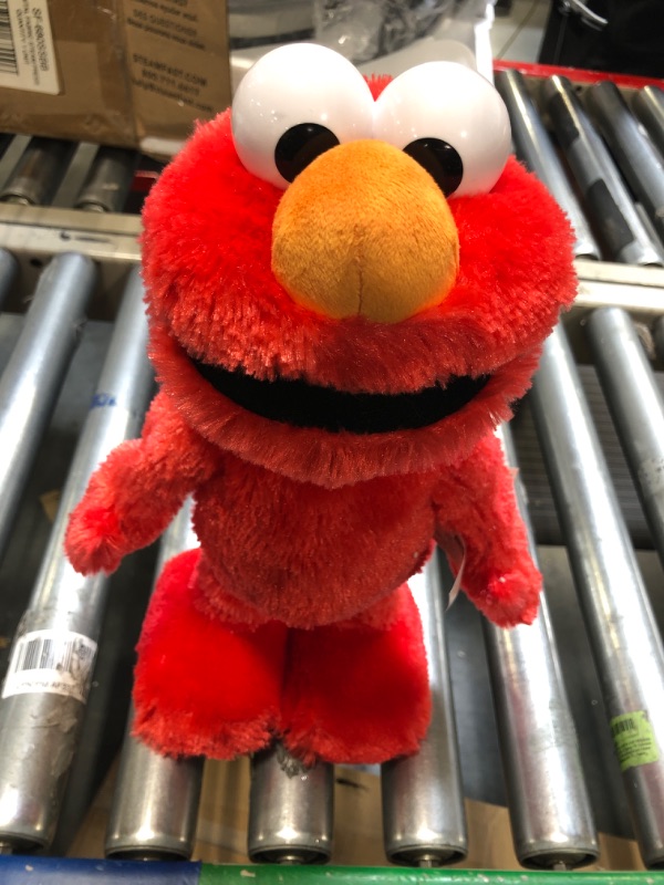 Photo 2 of Sesame Street Elmo Slide Singing and Dancing 14-inch Plush, Officially Licensed Kids Toys for Ages 2 Up by Just Play