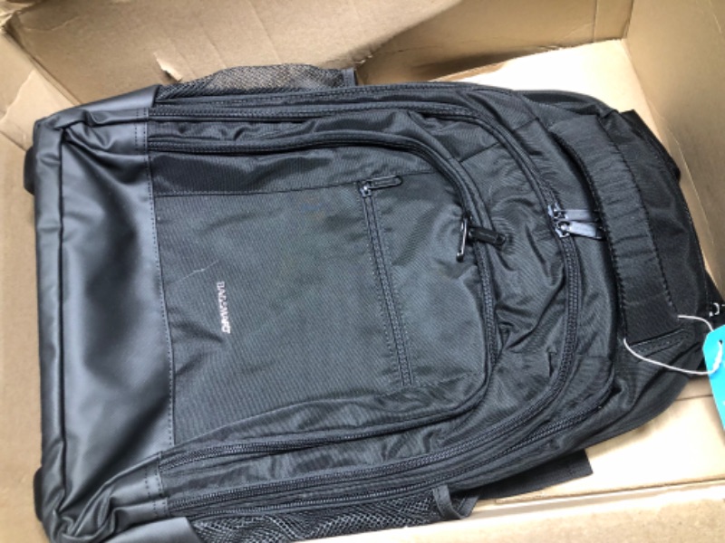 Photo 1 of BAGSMART Rolling Backpack for Business, 17 Inch Laptop Backpack for Men Women Girl, Water Resistant Wheeled Travel Backpack for Luggage, College Student Computer Bookbag for School Work, Black