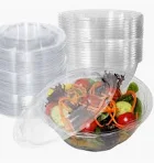 Photo 1 of  Clear Plastic Disposable Salad Containers ** not exact photo , lids not included**