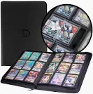 Photo 1 of TopDeck TopLoader Binder | Holds 200+ Toploaders Hard Cases | 9 Pocket Trading Cards Album | Long Term Storage Binder | Side Load Sleeves | Pokemon/MTG/Yugioh/TCG Folder | Trading & Sports Holder Black