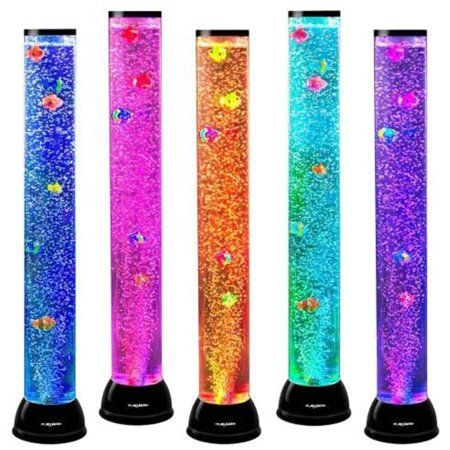 Photo 1 of ****** NEEDS PIECES**** Playlearn Sensory Bubble Tube – 31 Inch Fake Fish Tank Floor Lamp – Color Changing – Calming Effect