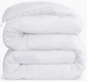 Photo 1 of –White Comforter Full - Plush Siliconized Fiberfill - Box Stitched ** not exct photo**