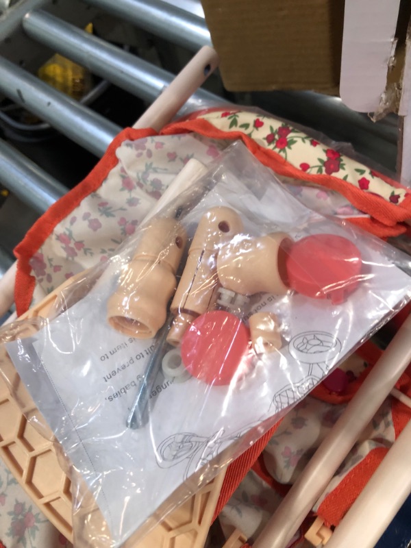 Photo 1 of Baby Doll Stroller for Dolls | Play Toy Doll Stroller for Toddlers 3 Year Old Girls Gift | Push Pram Baby Stroller for Dolls, Babydoll Stroller Jogger Baby Carriage for Dolls (Quality Floral Print)