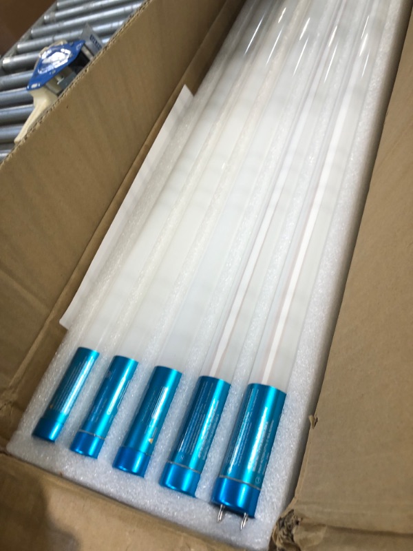 Photo 2 of 20 Pack 4FT LED T8 Ballast Bypass Type B Light Tube, 18W, 2400lm for Single-Ended & Dual-Ended Connection, 5000K, Frosted Lens, T8 T10 T12 Tube Light for G13, 120-277V, UL Listed