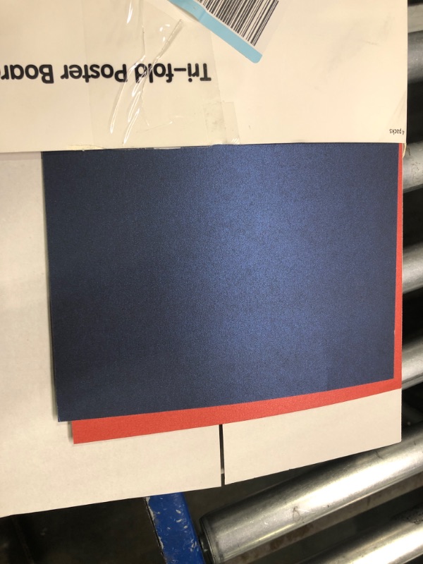 Photo 1 of Rsgift 4 Pcs Tri-fold Poster Boards with Double Sided Tapes and Cardboard, 21.2x13.8 inches, Corrugated Presentation Boards, Display Boards for School Project, Exhibitions, Business Presentation 4 Count 21.2x 13.8 inches