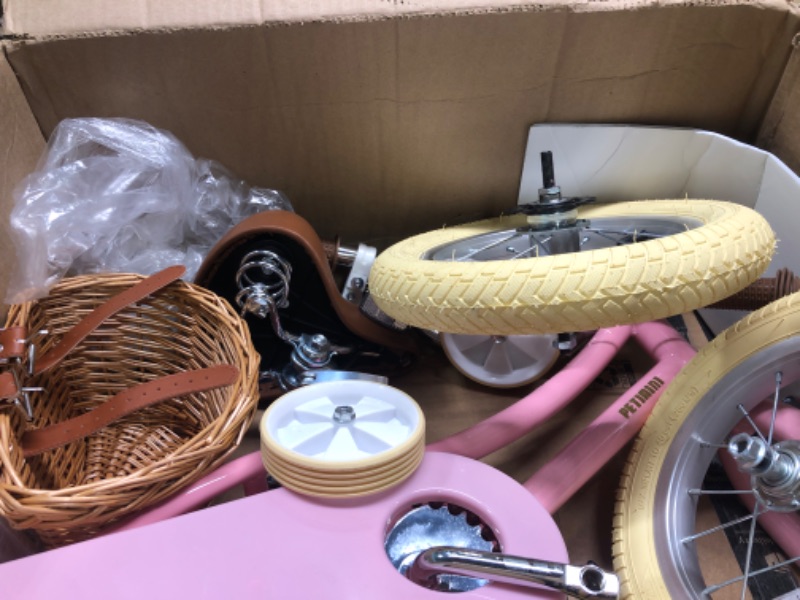 Photo 1 of ACEGER Girls Bike with Basket, Kids Bike for 3-13 Years, 14 inch with Training Wheels, 16 inch with Training Wheels and Kickstand, 20 inch with Kickstand but no Training Wheels. Pink With Fenders 20 Inch With Kickstand
