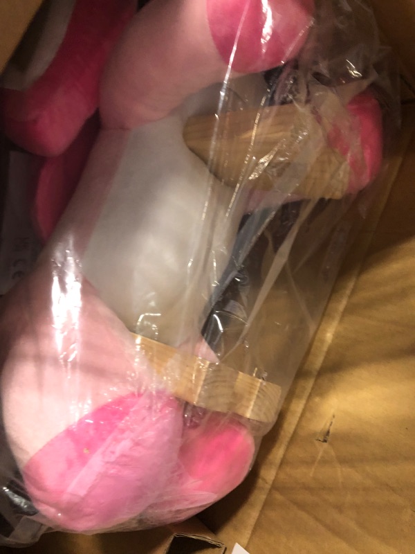 Photo 3 of labebe - Baby Rocking Horse, Ride Unicorn, Kid Ride On Toy for 6 Month-3 Year Old, Infant (Boy Girl) Plush Animal Rocker, Toddler/Child Stuffed Ride Toy (Pink)