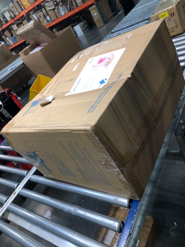 Photo 1 of labebe - Baby Rocking Horse, Ride Unicorn, Kid Ride On Toy for 6 Month-3 Year Old, Infant (Boy Girl) Plush Animal Rocker, Toddler/Child Stuffed Ride Toy (Pink)