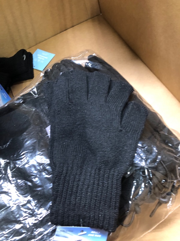 Photo 1 of 72x Winter Gloves, Beanies, Neck Warmers Unisex Bulk Pack Donation Charity Care Bundle
