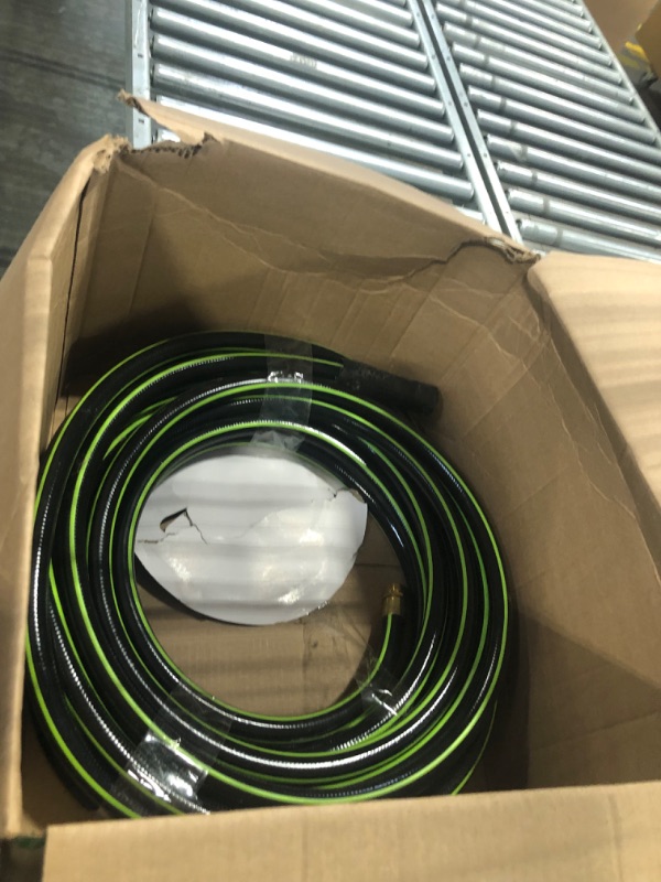 Photo 3 of ** LEAKY** Worth Garden 5/8" x 50' Long Hose - 5/8 in. x 50 ft. Kink Free Watering Garden Hose, 12 Years Warranty - Water Hose for Household & Professional USE - H155B00 5/8''x50'(50 FEET)
