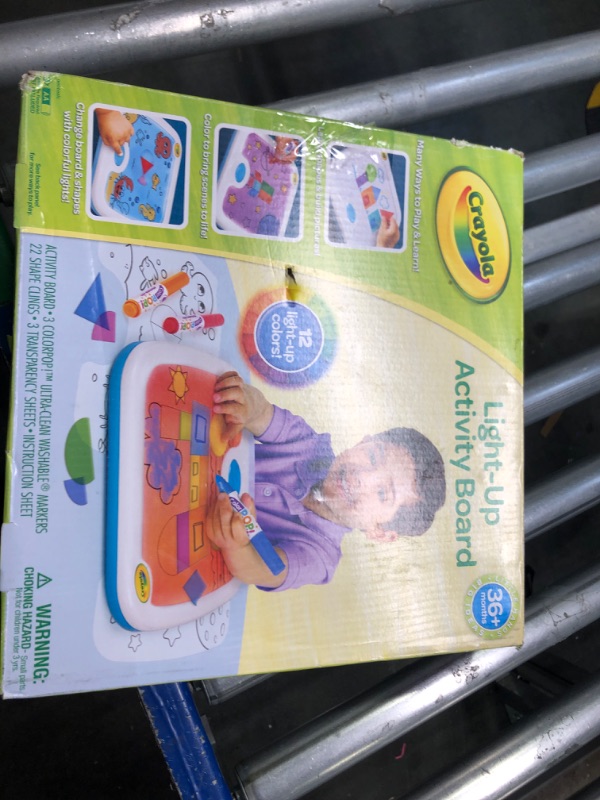 Photo 1 of Crayola Light Up Activity Board, Kids Art Kit, Toys & Gifts for Ages 3, 4, 5, 6