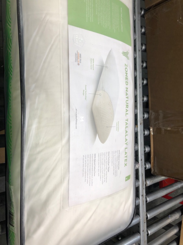 Photo 2 of Z 100% Natural Talalay Latex Zoned Pillow, King - High Loft Firm King (Pack of 1) High Loft Firm