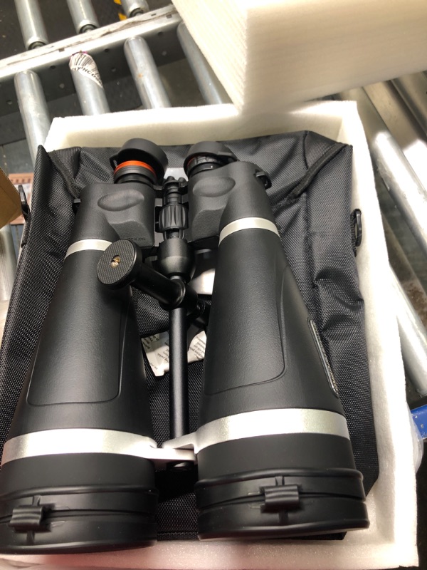 Photo 4 of Celestron – SkyMaster Pro 20x80 Binocular – Outdoor and Astronomy Binocular – Large Aperture for Long Distance Viewing – Fully Multi-coated XLT Coating – Tripod Adapter and Carrying Case Included 20x80 Binoculars