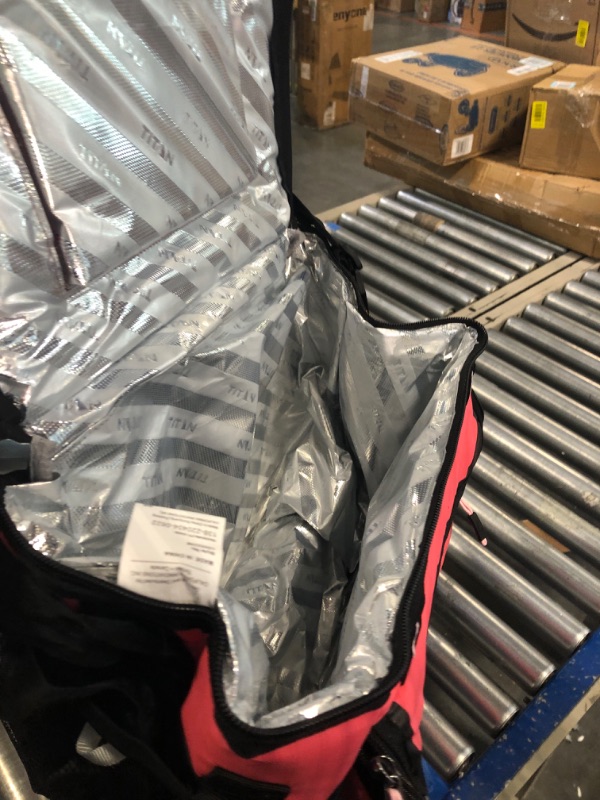 Photo 1 of Arctic Zone Titan Deep Freeze 60 (50+10) Can Collapsible Rolling Cooler with Wheels and All-Terrain Cart Coral Reef