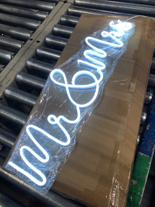 Photo 1 of Mr and Mrs Neon Sign