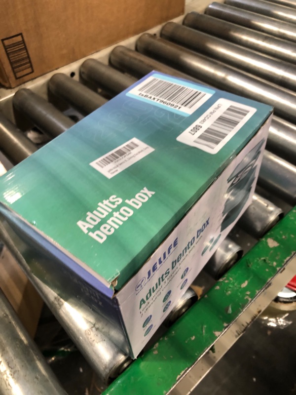 Photo 1 of Jelife Adult Bento Box Lunch Box - 3 Layers Leak-Proof Stackable Bento Lunch Box for Adults, 72oz Large-Style All-in-One Bento Boxes Lunchbox with Utensil Sauce Containers for Dining Out,Work, Grey 1-Grey