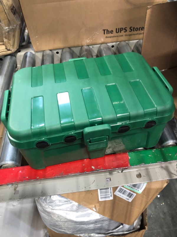 Photo 1 of Flemoon IP54 Waterproof Electrical Box, Big Outdoor Plug Cover Weatherproof, Protect Outdoor Outlet, Timer, Extension Cord, Power Strip, Pool Pump, Fountain, String Light, Holiday Decoration, Green