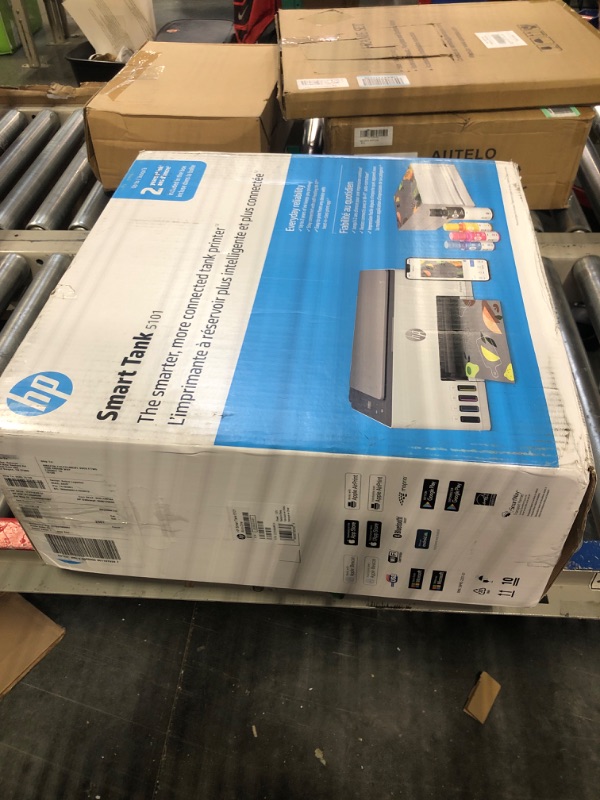 Photo 1 of HP Smart-Tank 5101 Wireless All-in-One Ink-Tank Printer with up to 2 Years of Ink Included (1F3Y0A),White