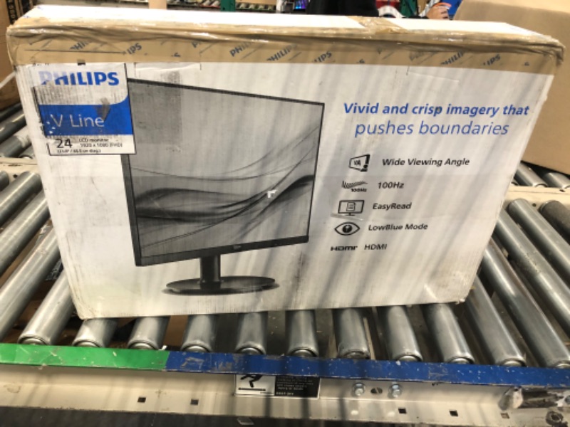 Photo 2 of PHILIPS Computer Monitors 22 inch Class Thin Full HD (1920 x 1080) 75Hz Monitor, VESA, HDMI & VGA Port, 4 Year Advance Replacement Warranty, 221V8LN 22" Class Full HD | VA