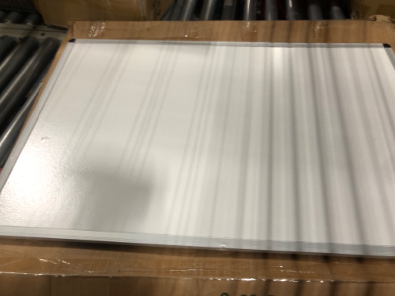 Photo 4 of VIZ-PRO Notice Board Felt Gray, 36 X 24 Inches, Silver Aluminium Frame 36 x 24 Inches Gray